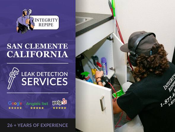Leak detection services in San Clemente.